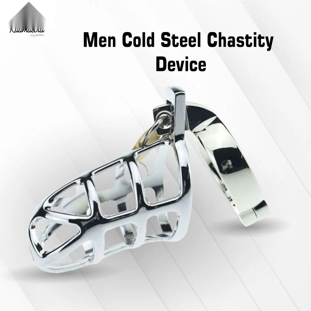 FeelTheWellness Men Cold Steel Chastity Device