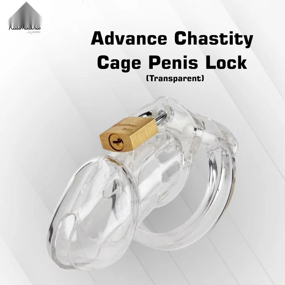 FeelTheWellness Advance Chastity Cage Penis Lock- Transparent