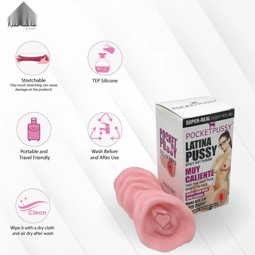 FeelTheWellness Latina Pocket Pussy Masturbator for Men