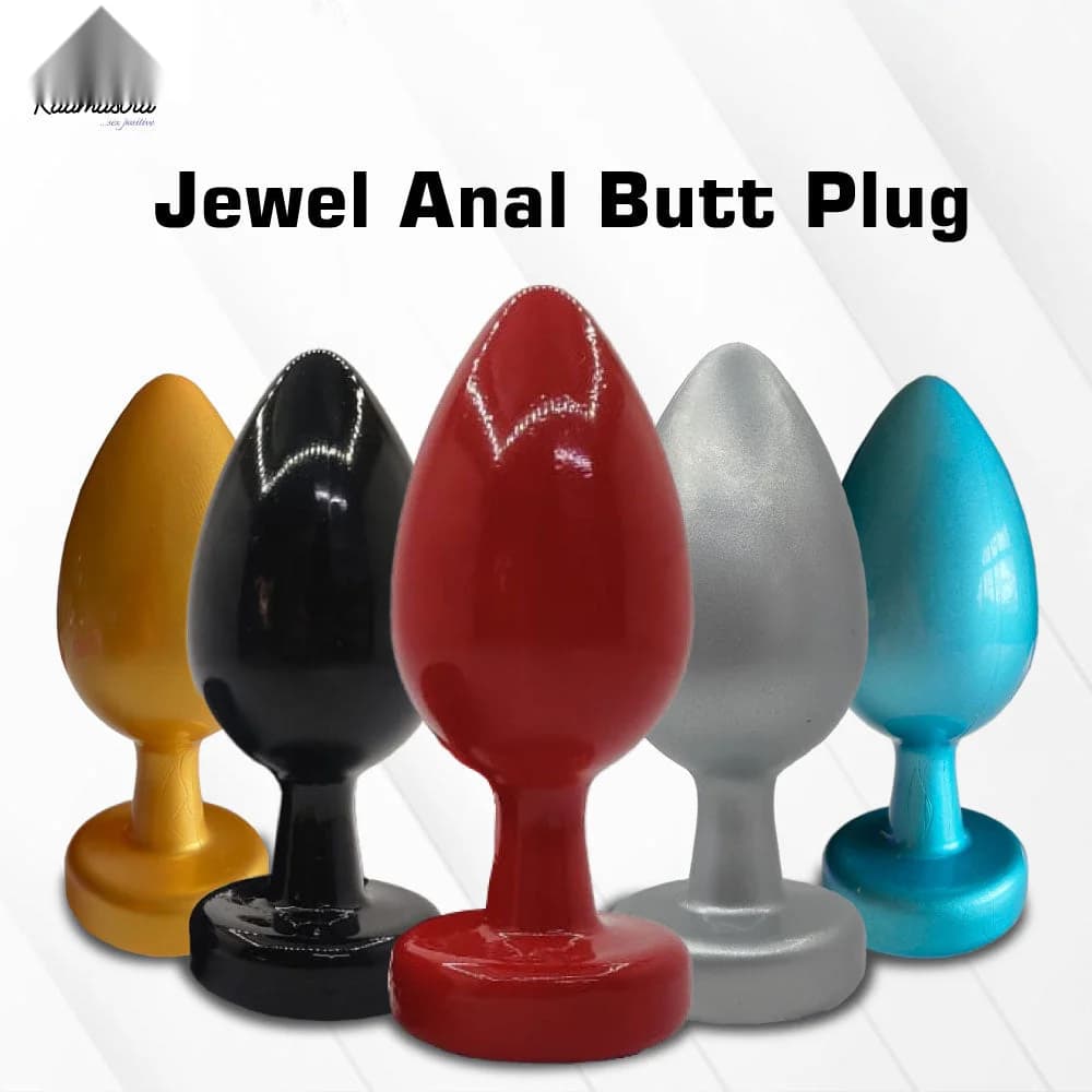 FeelTheWellness Jewel Anal Butt Plug Red