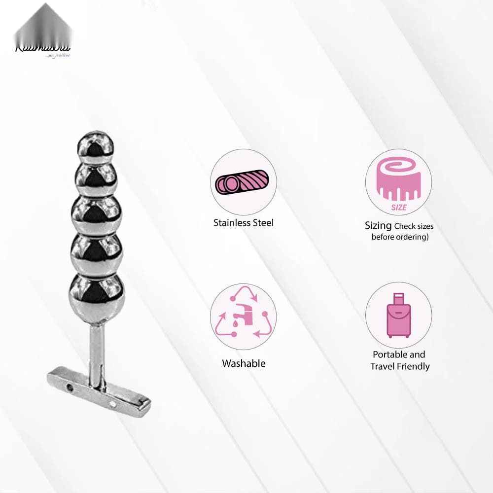 FeelTheWellness Steel 5 Heavy Bead Plug
