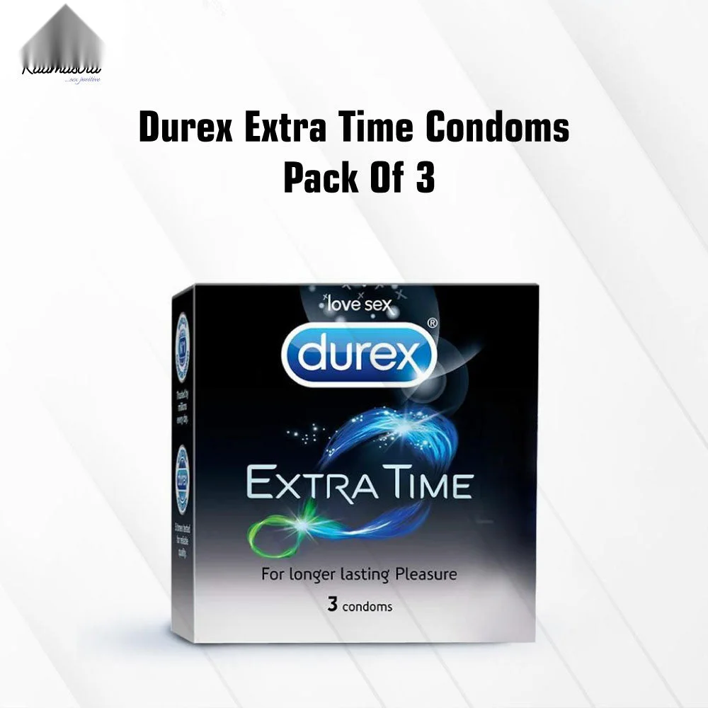 Durex Extra Time Condoms Pack Of 3