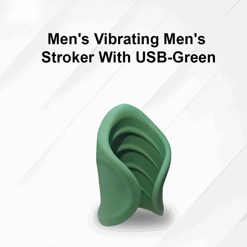 FeelTheWellness Men's Vibrating Men's Stroker With USB-Green