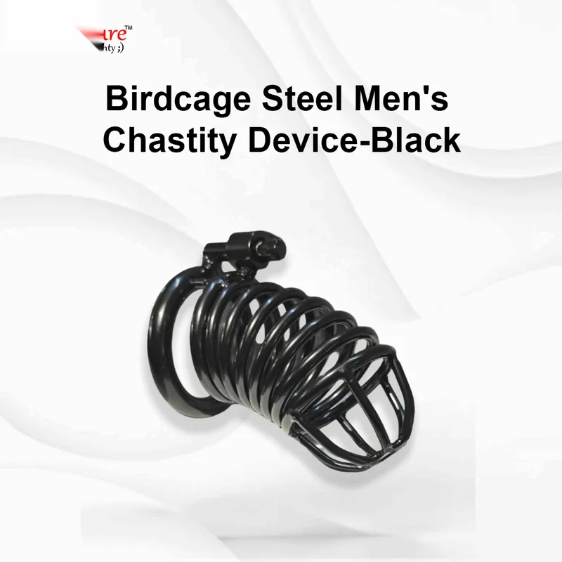 FeelTheWellness Birdcage Steel Men's Chastity Device White